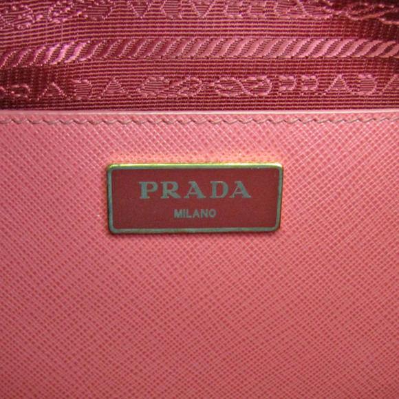 PRADA Pink Saffiano Shoulder Bag - Picture 13 of 16